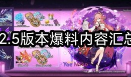 原神官方爆料最新内容